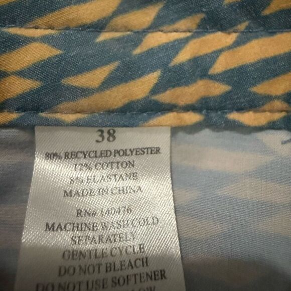 Faherty men’s Aztec print beach swim shorts size 38 - Picture 4 of 4